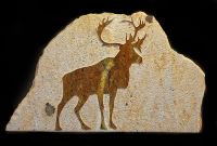 SMALL CARIBOU RELIEF SOAPSTONE